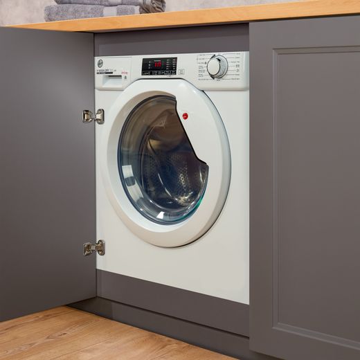 Hoover H-WASH&DRY 300 LITE Integrated 9Kg / 5Kg Washer Dryer - White - Washer dryer in kitchen